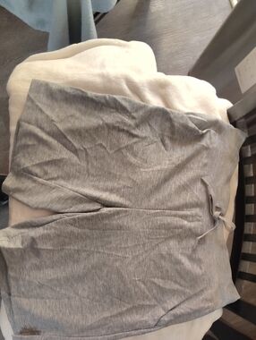 Athletic Works Light Gray Sweatpants with Drawstring Waist 92